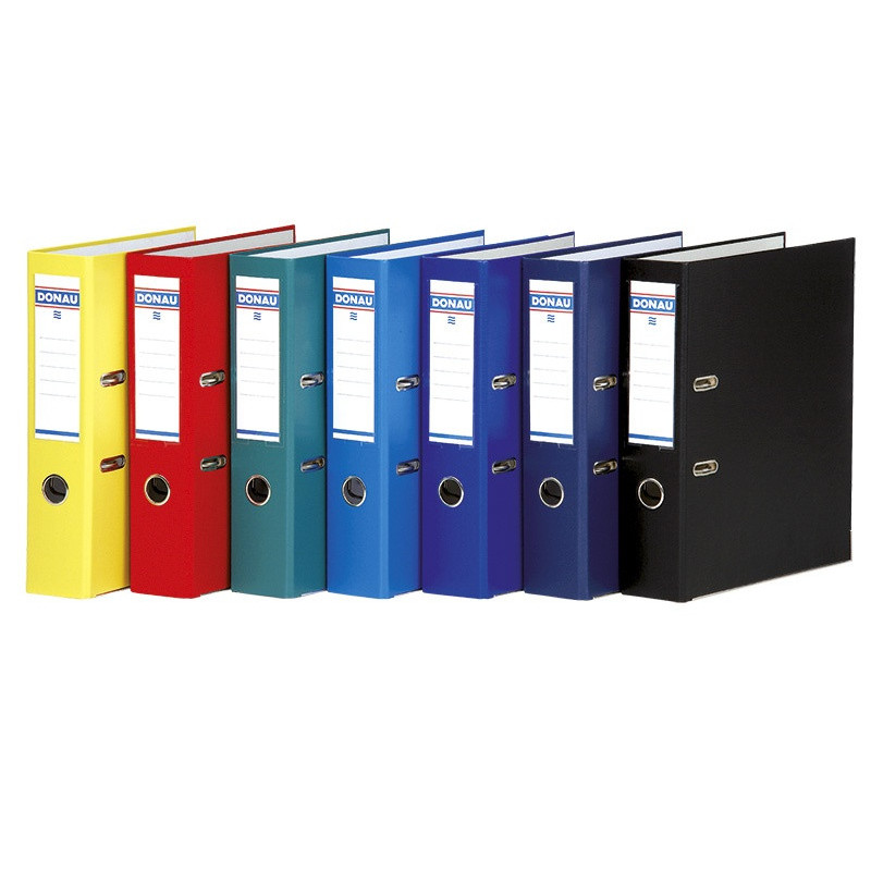 Segregator DONAU Master-S z szyną, PP, A4/75mm, granatowy