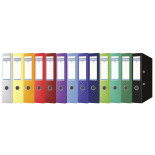 Segregator DONAU Premium-S, PP, A4/75mm, żółty