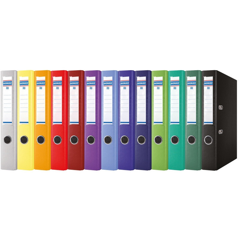 Segregator DONAU Premium-S, PP, A4/50mm, żółty