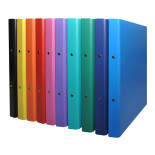 Segregator ringowy DONAU, PP, A4/2R/20mm, mix kolorów