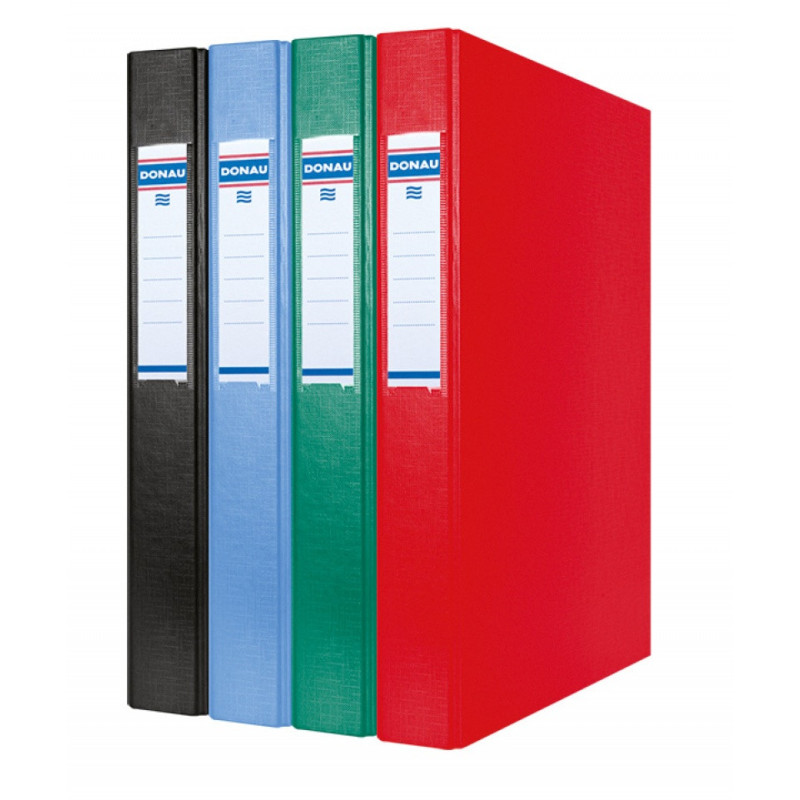 Segregator ringowy DONAU, PP, A4/4R/25mm, zielony