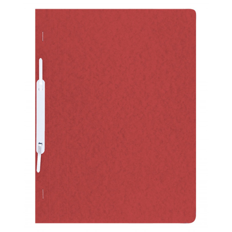 Skoroszyt DONAU, preszpan, A4, twardy, 390gsm, czerwony