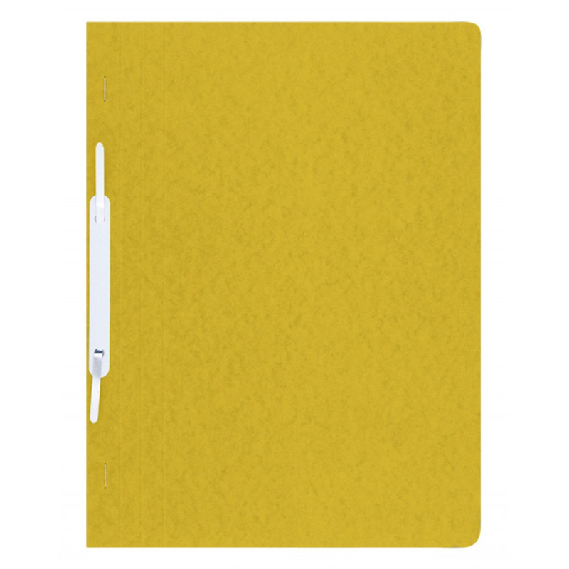 Skoroszyt DONAU, preszpan, A4, twardy, 390gsm, żółty