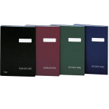 Teczka do podpisu DONAU, karton/PP, A4, 450gsm, 20-przegr., zielona