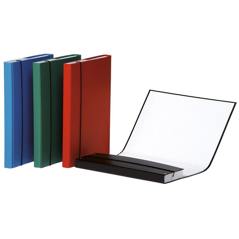 Teczka-pudełko z gumką DONAU, PP, A4/30, czarna