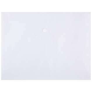Teczka kopertowa DONAU zatrzask, PP, A4, 180mikr., transparentna