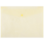 Teczka kopertowa DONAU zatrzask, PP, A4, 180mikr., żółta