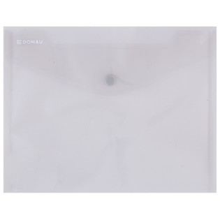 Teczka kopertowa DONAU zatrzask, PP, C5, 180mikr., dymna