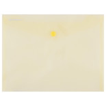 Teczka kopertowa DONAU zatrzask, PP, C5, 180mikr., żółta