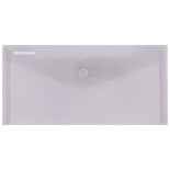 Teczka kopertowa DONAU zatrzask, PP, DL, 180mikr., dymna