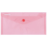 Teczka kopertowa DONAU zatrzask, PP, DL, 180mikr., czerwona