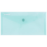 Teczka kopertowa DONAU zatrzask, PP, DL, 180mikr., zielona