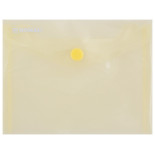 Teczka kopertowa DONAU zatrzask, PP, A6, 180mikr., żółta