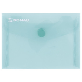 Teczka kopertowa DONAU zatrzask, PP, A7, 180mikr., zielona