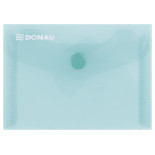 Teczka kopertowa DONAU zatrzask, PP, A7, 180mikr., zielona