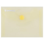 Teczka kopertowa DONAU zatrzask, PP, A7, 180mikr., żółta
