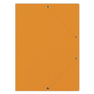 Teczka z gumką DONAU, preszpan, A4, 390gsm, 3-skrz., pomarańczowa