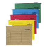 Teczka zawieszkowa DONAU, A4, 230gsm, żółta