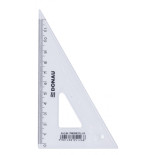 Ekierka DONAU, mała, 12cm, 60°, transparentna