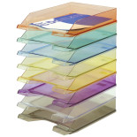 Szufladka na biurko DONAU, polistyren, A4, standard, zielona