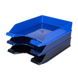 Szufladka na biurko DONAU, polistyren/PP, A4, standard, czarna