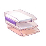 Dystansery do szufladek Cep ICE 238x61x22/2szt. jasnoróżowe