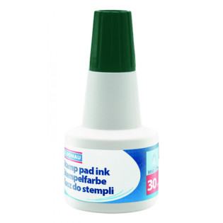 Tusz do pieczątek DONAU, 30ml, zielony