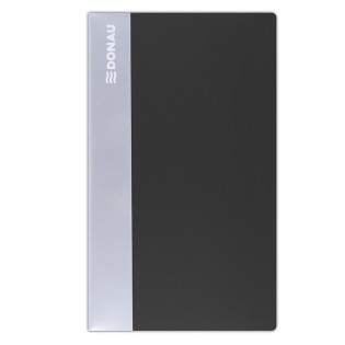 Wizytownik DONAU, PP, na 480 wizytówek, czarny