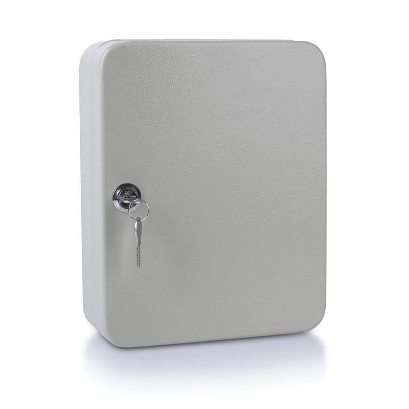 Szafka na klucze DONAU, na 48 kluczy, 250x200x80mm, szara