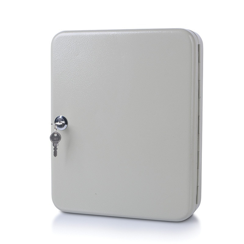 Szafka na klucze DONAU, na 93 klucze, 300x240x80mm, szara