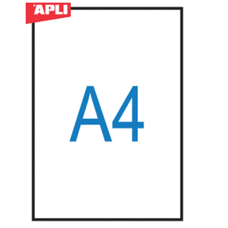 Folia do rzutników APLI, A4, kopiarka, bezbarwna 100ark.