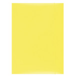 Teczka z gumką OFFICE PRODUCTS, karton, A4, 300gsm, 3-skrz., żółta