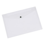 Teczka kopertowa Q-CONNECT zatrzask, PP, A3, 172mikr., transparentna