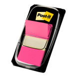Zakładki indeksujące POST-IT® (680-21), PP, 25,4x43,2mm, 50 kart., jaskraworóżowe