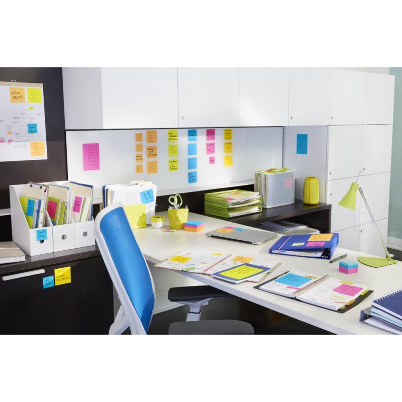 Zakładki indeksujące POST-IT® (680-23), PP, 25,4x43,2mm, 50 kart., jaskrawoniebieskie