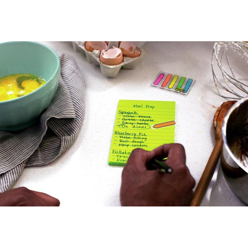 Zakładki indeksujące POST-IT® (684-ARR1), PP, 11,9x43,2mm, strzałka, 5x20 kart., mix kolorów