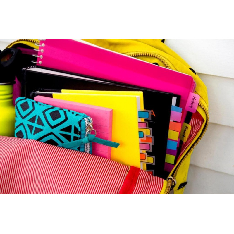 Zakładki indeksujące POST-IT® (684-ARR1), PP, 11,9x43,2mm, strzałka, 5x20 kart., mix kolorów