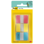 Zakładki indeksujące POST-IT® do archiwizacji (686-RYB), PP, silne, 25,4x38,1mm, 3x22 kart., mix kolorów