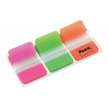 Zakładki indeksujące POST-IT® do archiwizacji (686-PGOEU), PP, silne, 25,4x38,1mm, 3x22 kart., mix kolorów