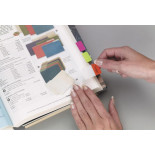 Zakładki indeksujące POST-IT® do archiwizacji (686-PGOEU), PP, silne, 25,4x38,1mm, 3x22 kart., mix kolorów