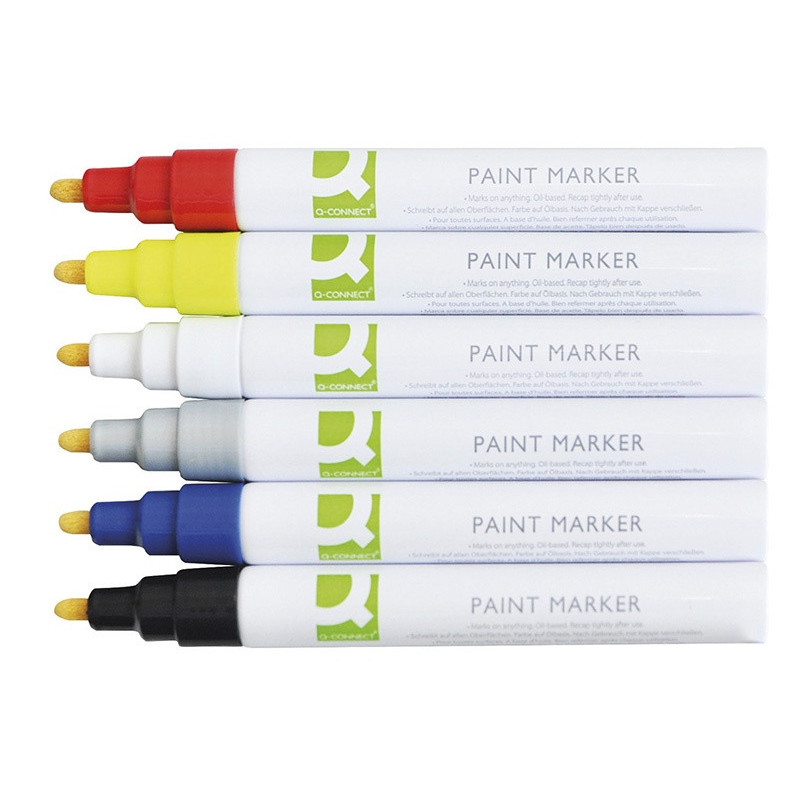 Marker olejowy Q-CONNECT, okrągły, 2-3mm, biały