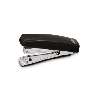 Zszywacz ICO Boxer Mini, zszywa do 10 kartek, zintegrowany rozszywacz, czarny