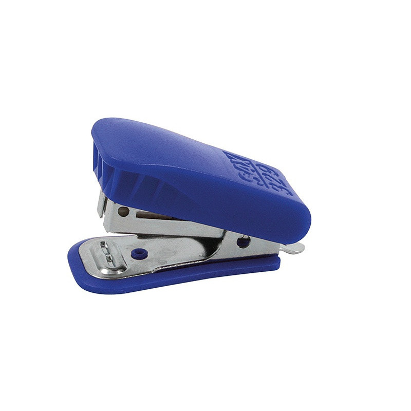 Zszywacz SAX329, zszywa do 20 kartek, niebieski, zszywki GRATIS