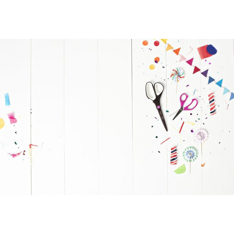 Nożyczki biurowe SCOTCH® (1468TNS-MIX), tytanowe, 20cm, czarno-szare