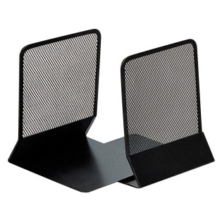 Stojak na książki Q-CONNECT Office Set, metalowy, 2 szt., czarny