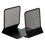 Stojak na książki Q-CONNECT Office Set, metalowy, 2 szt., czarny