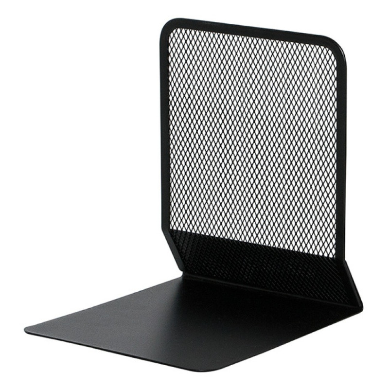 Stojak na książki Q-CONNECT Office Set, metalowy, 2 szt., czarny