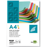 Papier kolorowy LIDERPAPEL, 10x neonowy, 100 arkuszy, mix kolorów