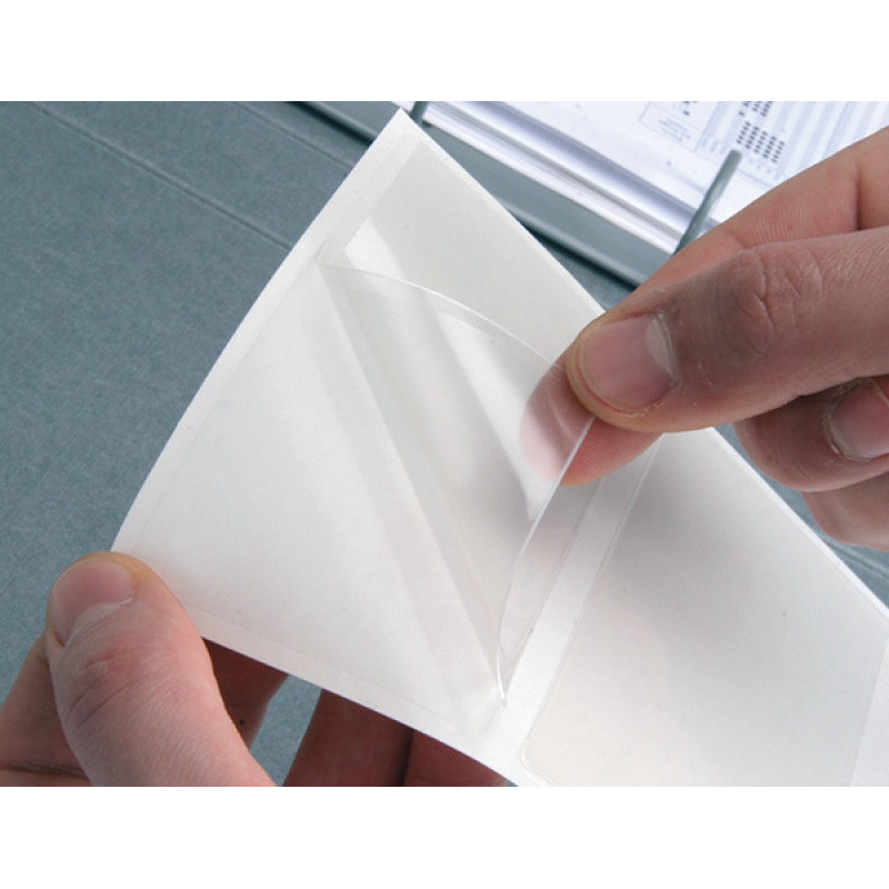 Kieszeń samoprzylepna Q-CONNECT, A4, 220x305mm, 5szt., transparentna