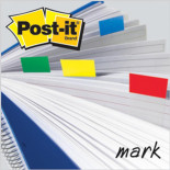 Zestaw promocyjny zakładek POST-IT® (680 -P10+2), PP, 25,4x43,2mm, 10x50 kart.+2x50 GRATIS, mix kolorów